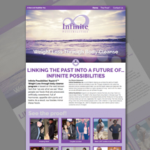 Custom WordPress site for Infinite Possibilities