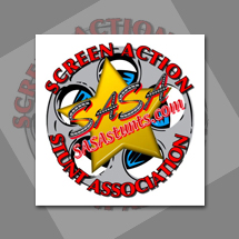 Custom logo design for Screen Action Stunt Association