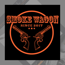 Custom designed logo for local fireamrs retailer