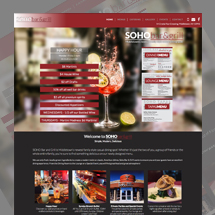 Custom HTML5 web site for local restaurant